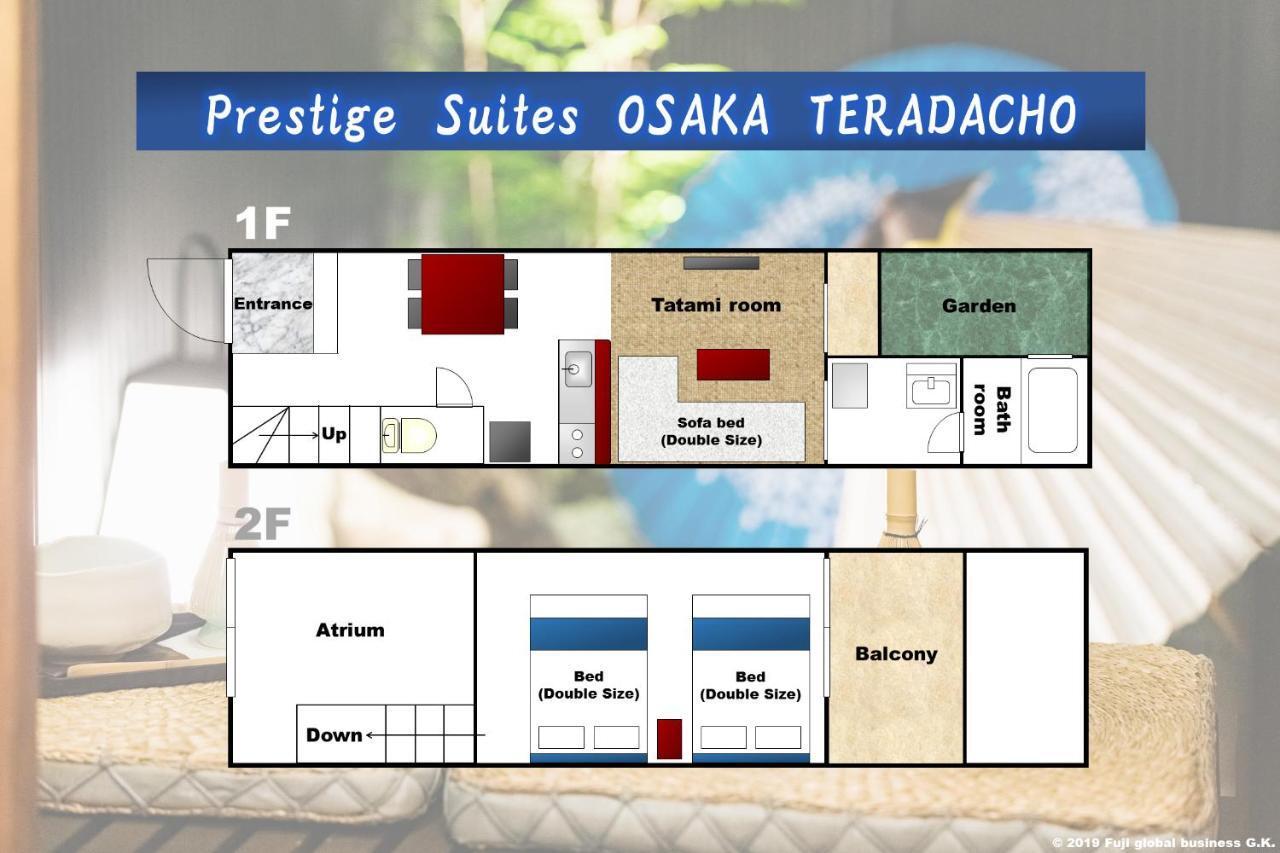 Prestige Suites Osaka Teradacho Exterior photo